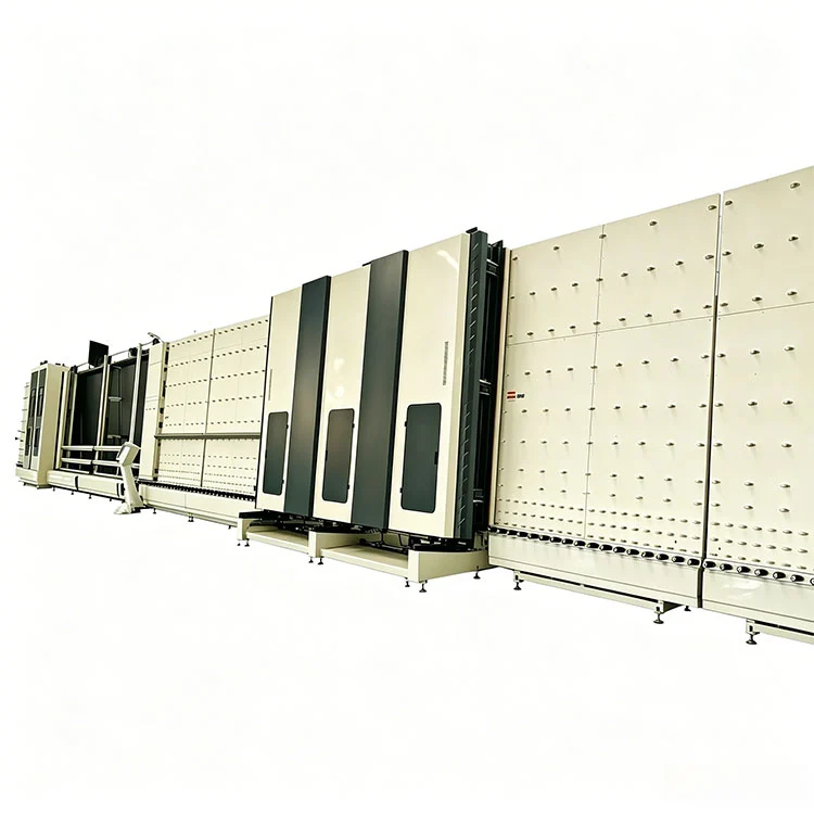 2000 ဒေါင်လိုက် CNC အဝတ်လျှော်အခြောက်ခံခြင်း စာနယ်ဇင်းလိုင်း လျှပ်ကာနှင့် Tempered Glass စက်အတွက်