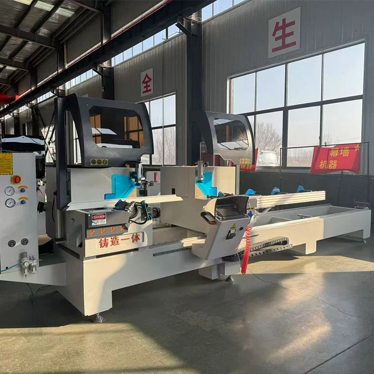 Window Frame ထုတ်လုပ်မှုအတွက် Double Miter Saw