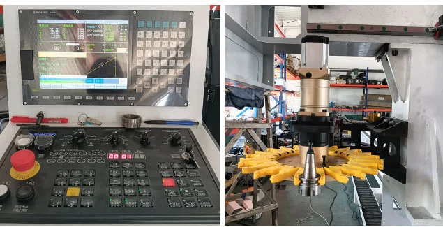 Curtain Wall Fabrication အတွက် မြန်နှုန်းမြင့် 5-Axis Gantry Machining Center